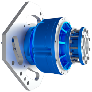 Rotating shaft motor for frac truck